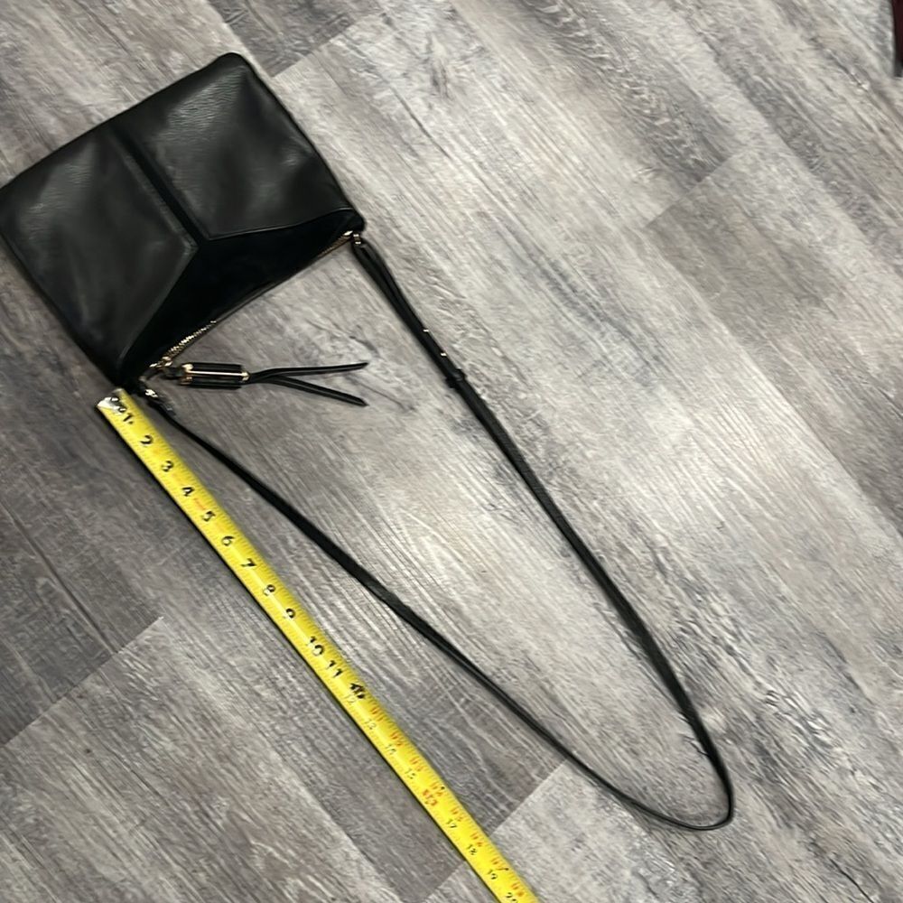 Stella & Dot COVET Highline leather suede mini crossbody purse black ($159) - Picture 12 of 16